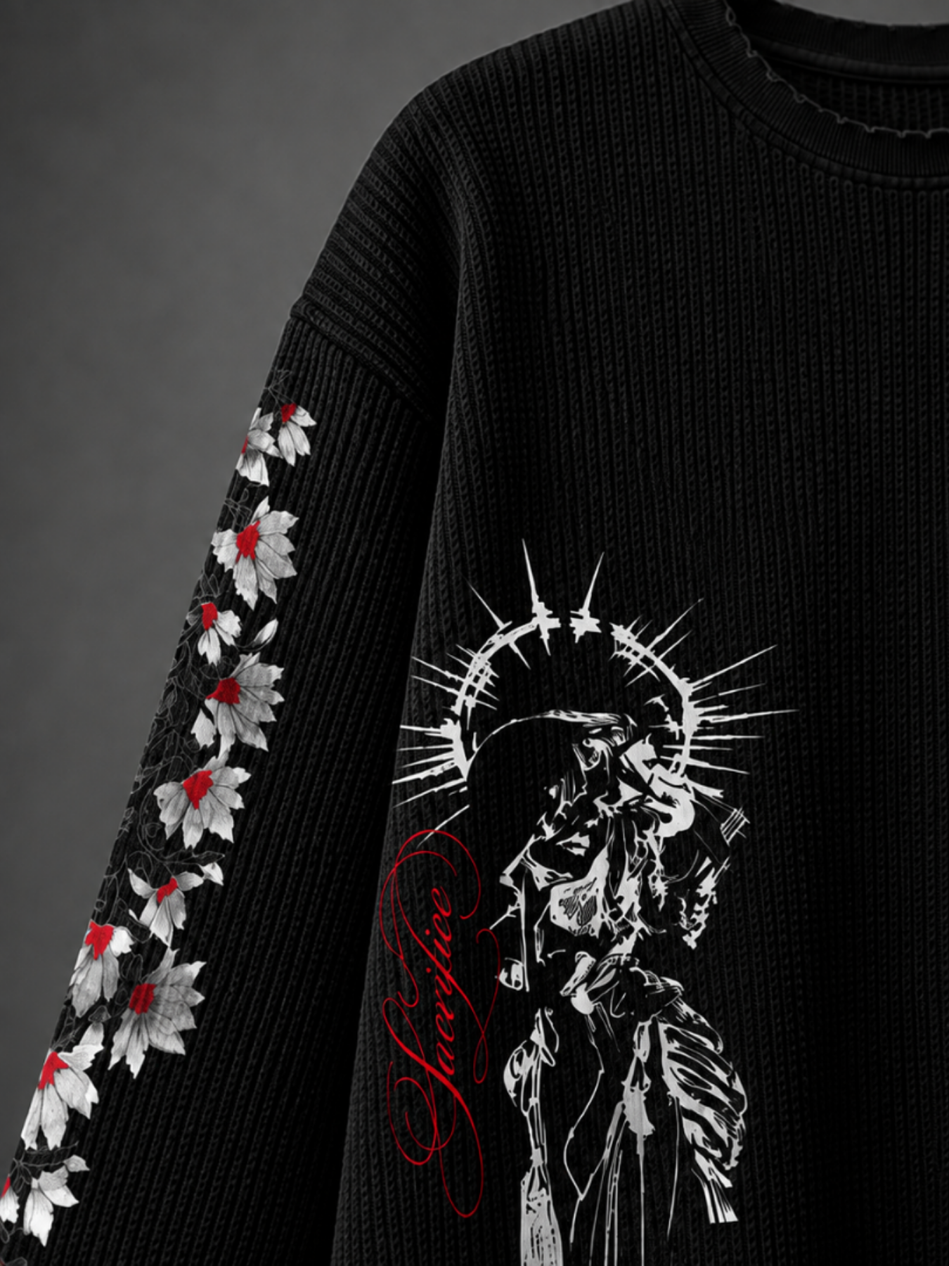 Scarlet Dagger Waffle Long Sleeve