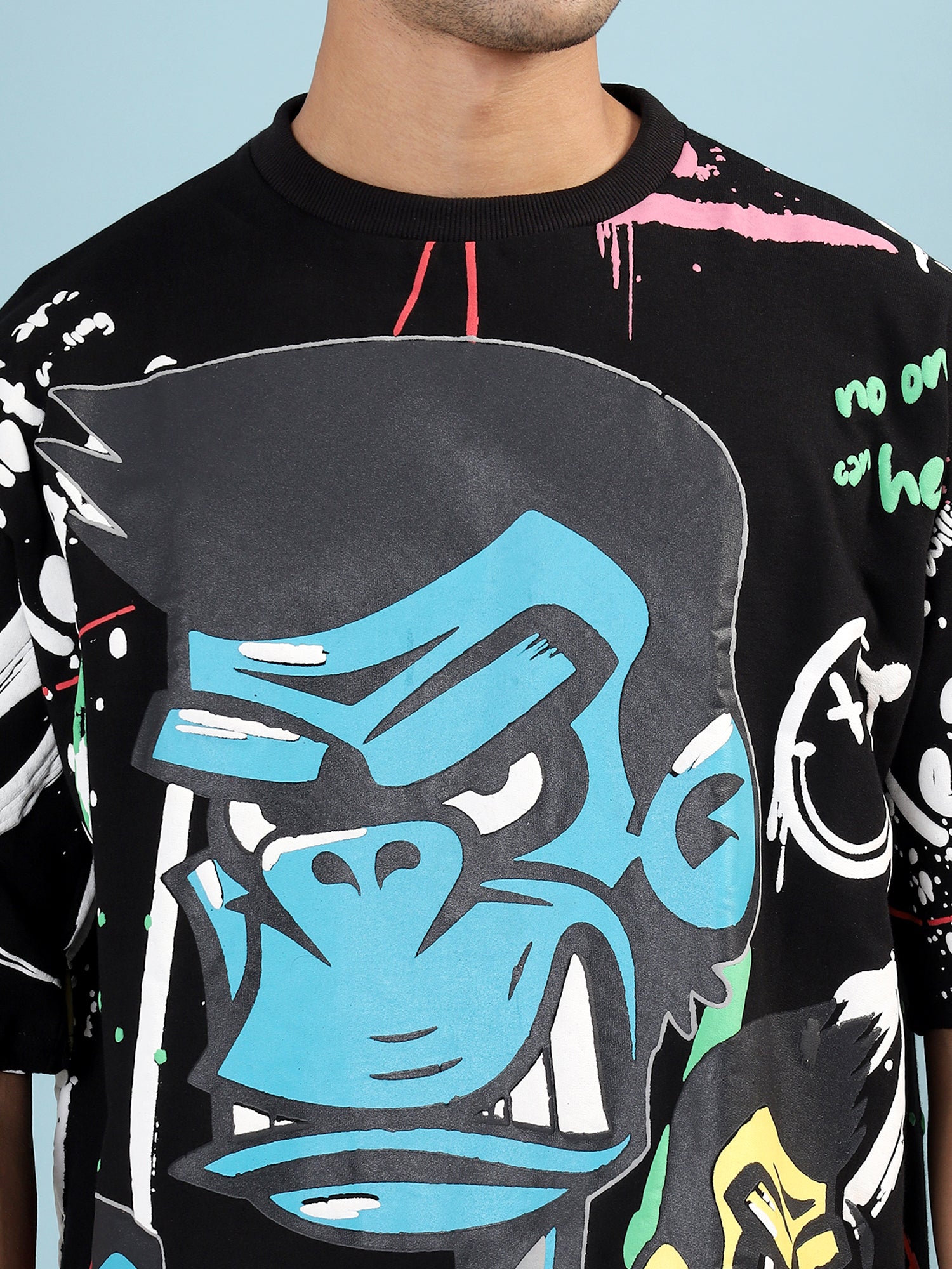 NEON WHISPERS OVERSIZED T-SHIRT