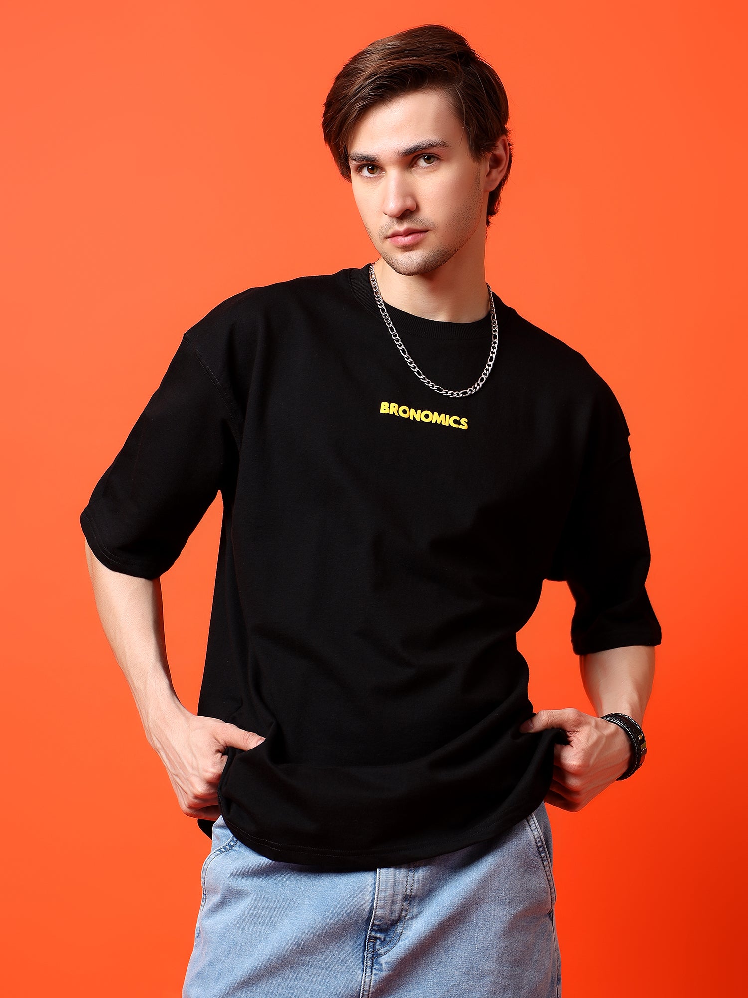 Black Crown Code Oversized T-Shirt