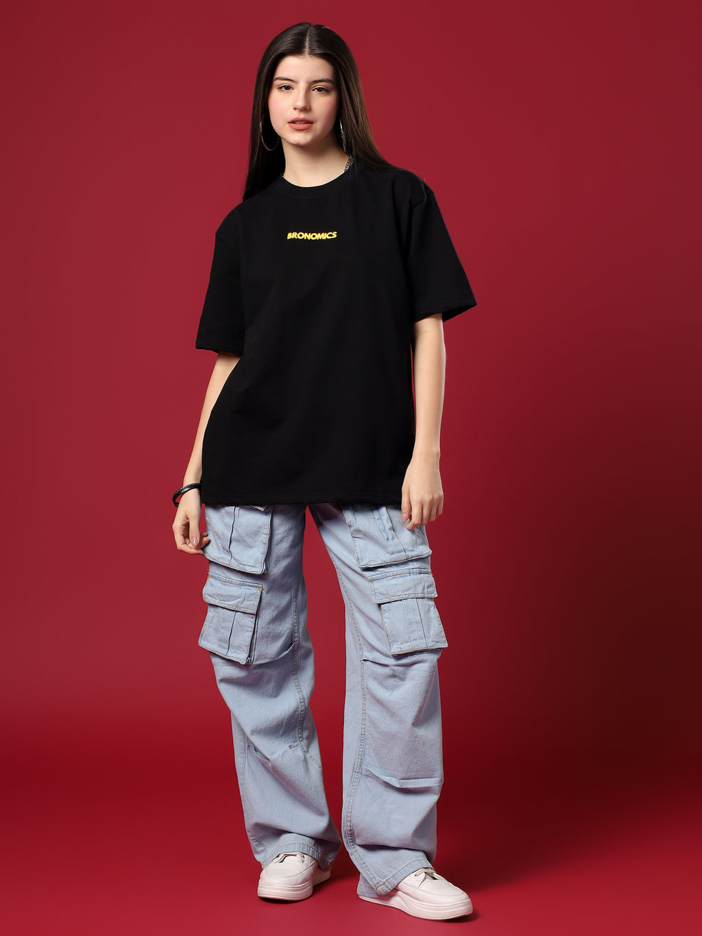 Black Crown Code Oversized T-Shirt