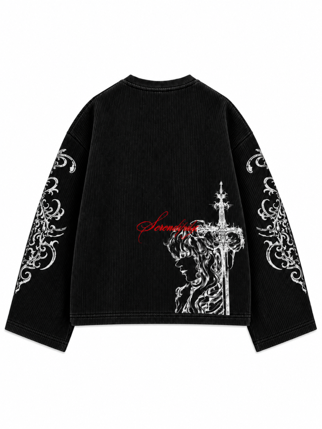 Black Chapel Waffle Long Sleeve