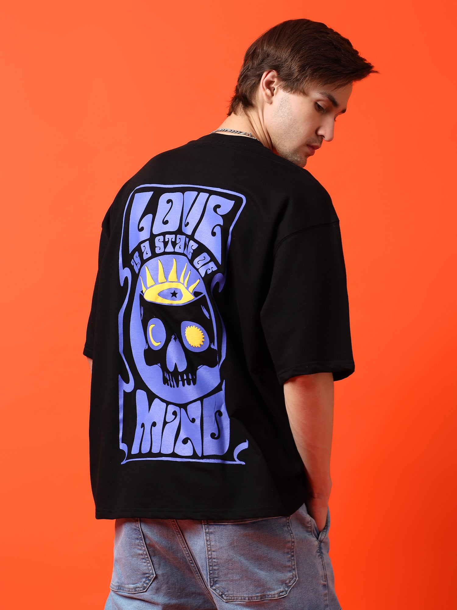 Black Crown Code Oversized T-Shirt