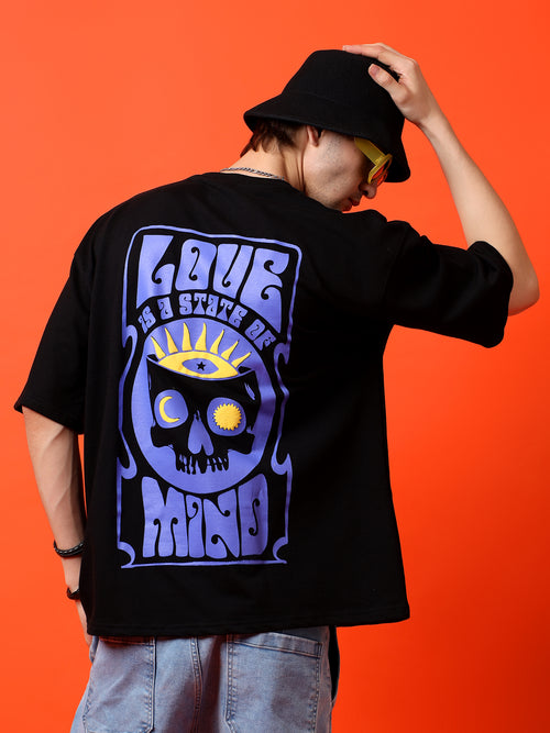 Black Crown Code Oversized T-Shirt