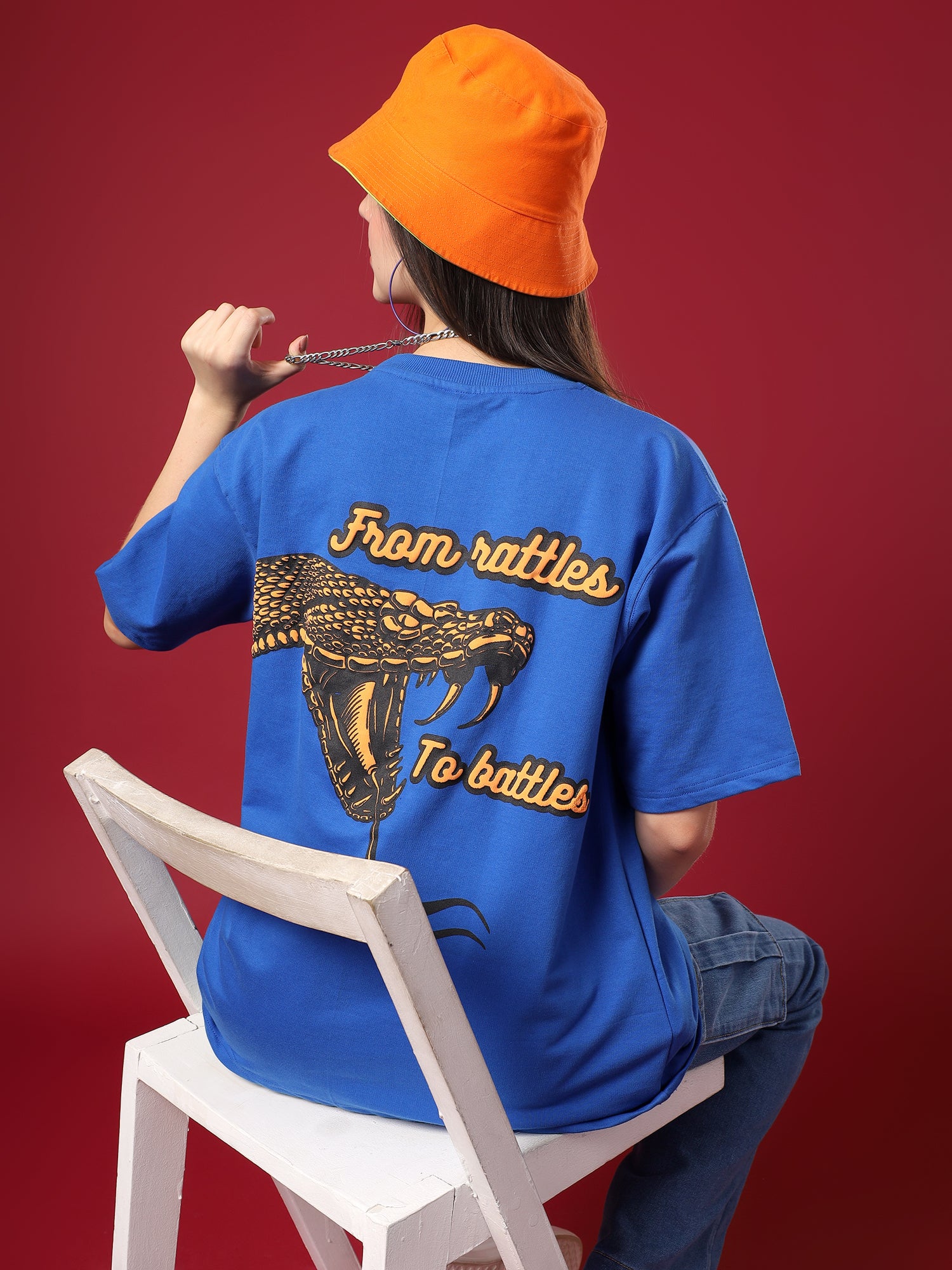Blue Venom Oversized T-Shirt