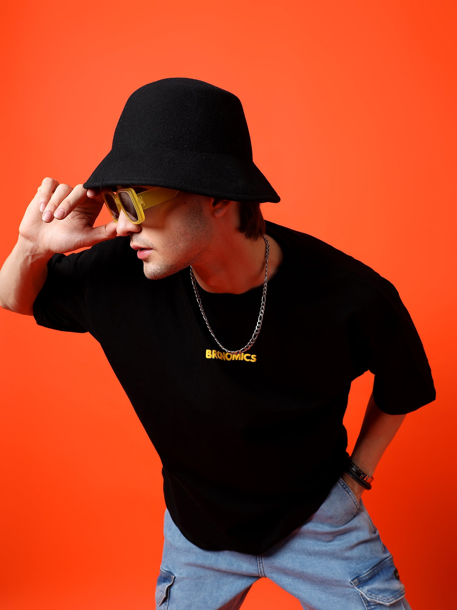 Black Crown Code Oversized T-Shirt