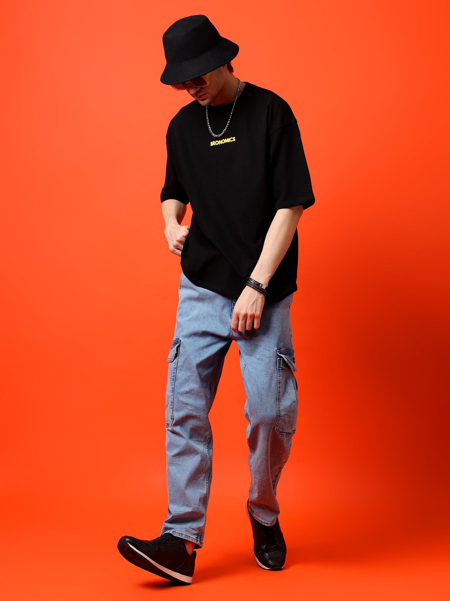 Black Crown Code Oversized T-Shirt
