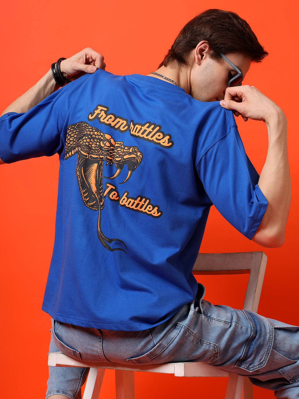 Blue Venom Oversized T-Shirt