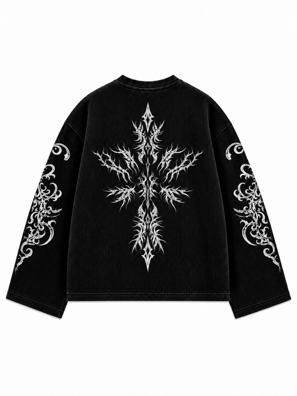 Black Chapel Waffle Long Sleeve