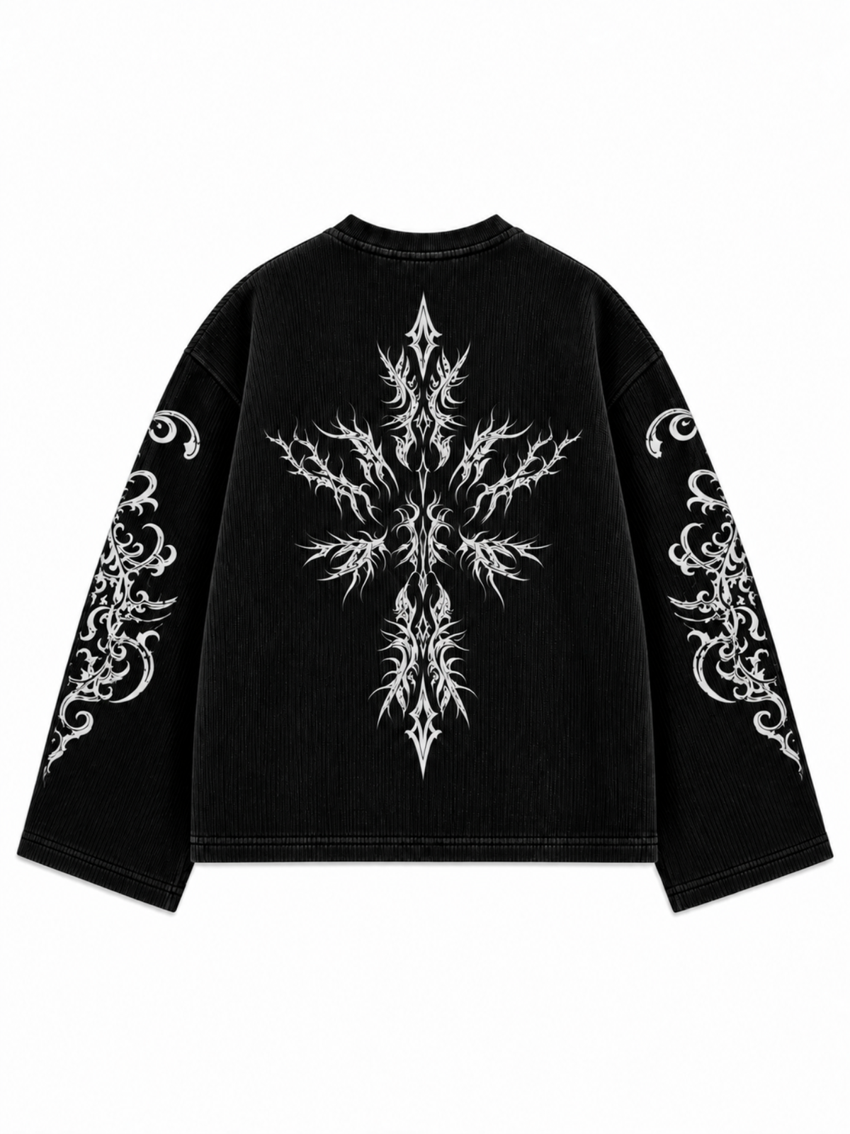 Black Chapel Waffle Long Sleeve