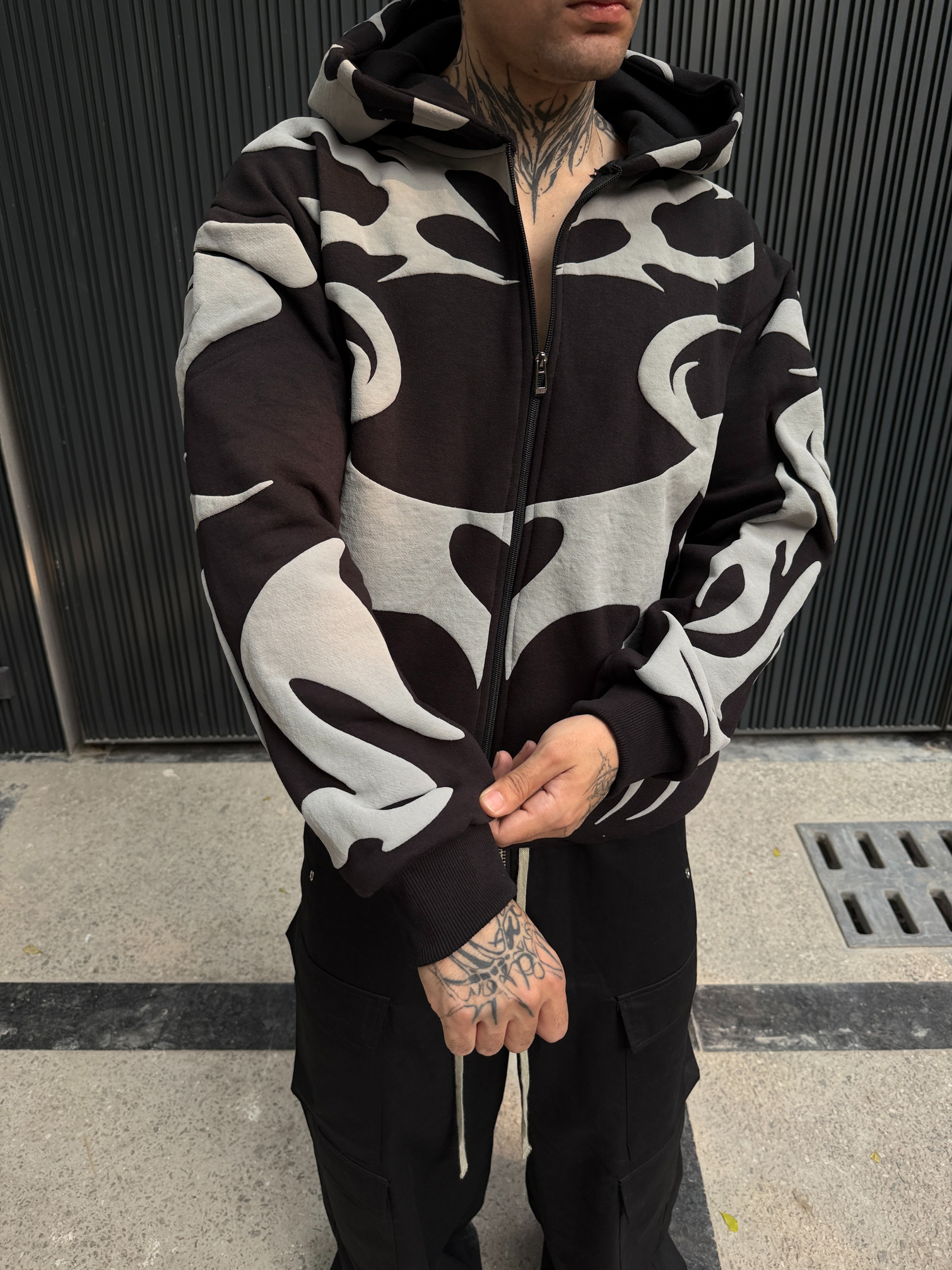 GRIMLOCK FLEECED HOODIE