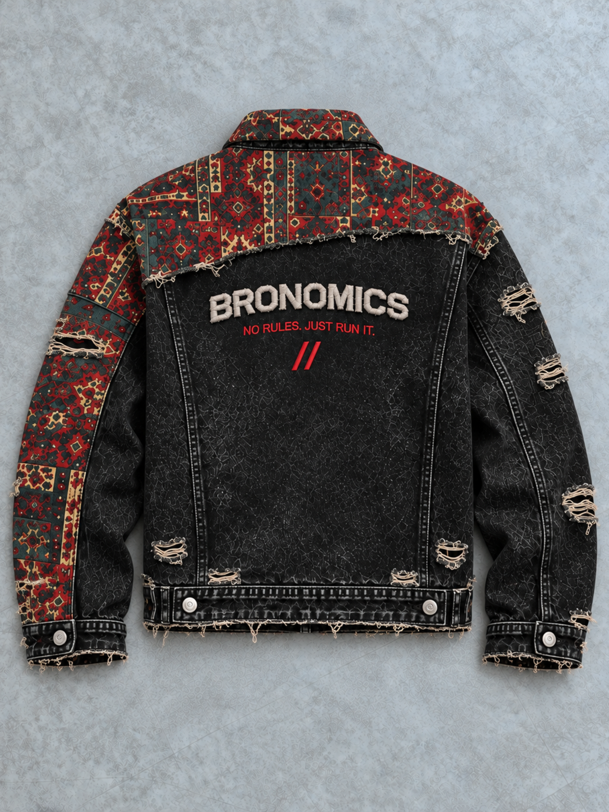 Signature Jacquard Denim Jacket