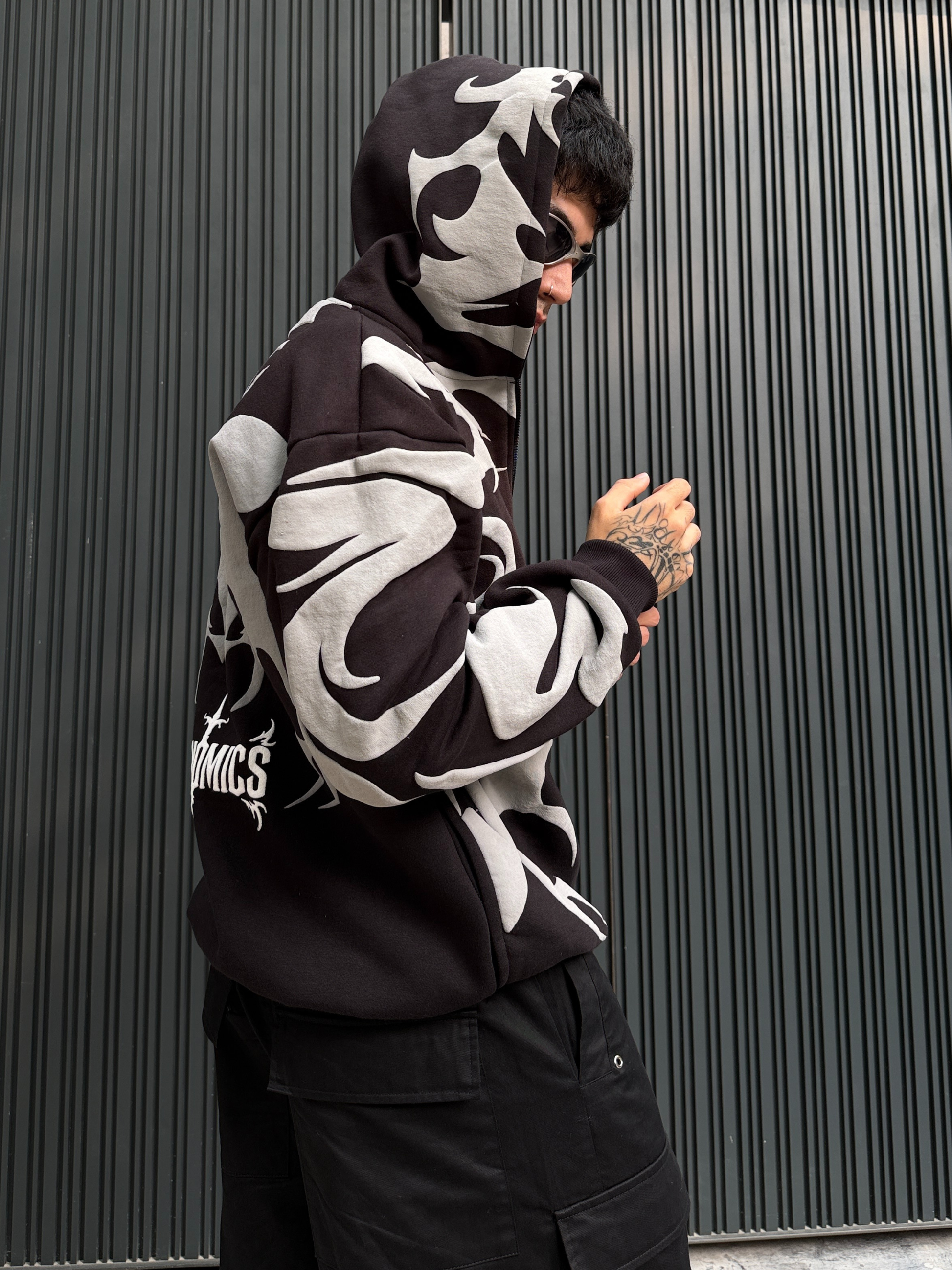 GRIMLOCK FLEECED HOODIE