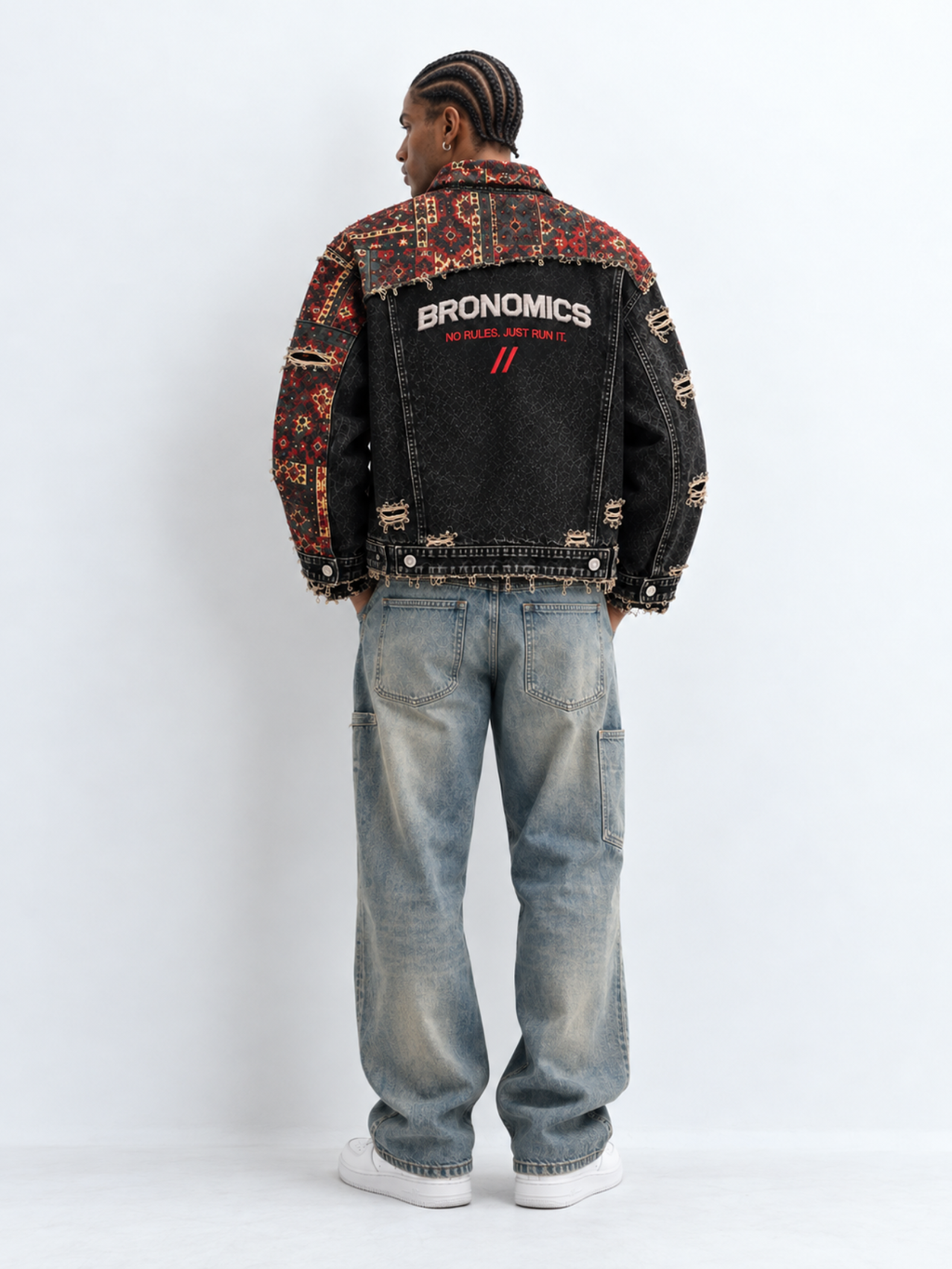 Signature Jacquard Denim Jacket