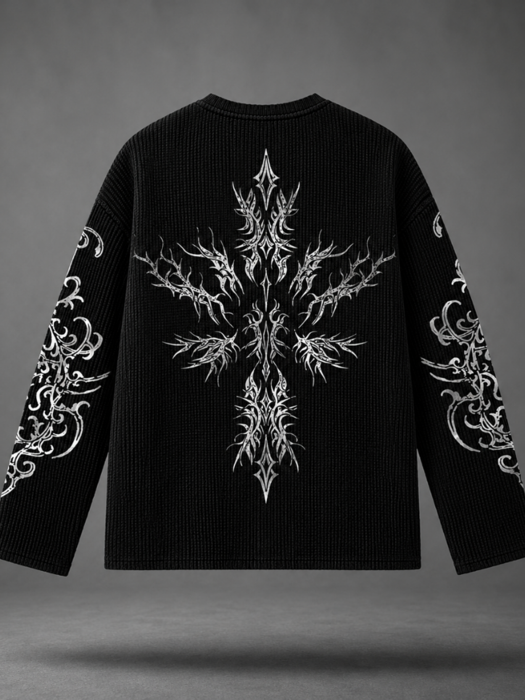 Black Chapel Waffle Long Sleeve