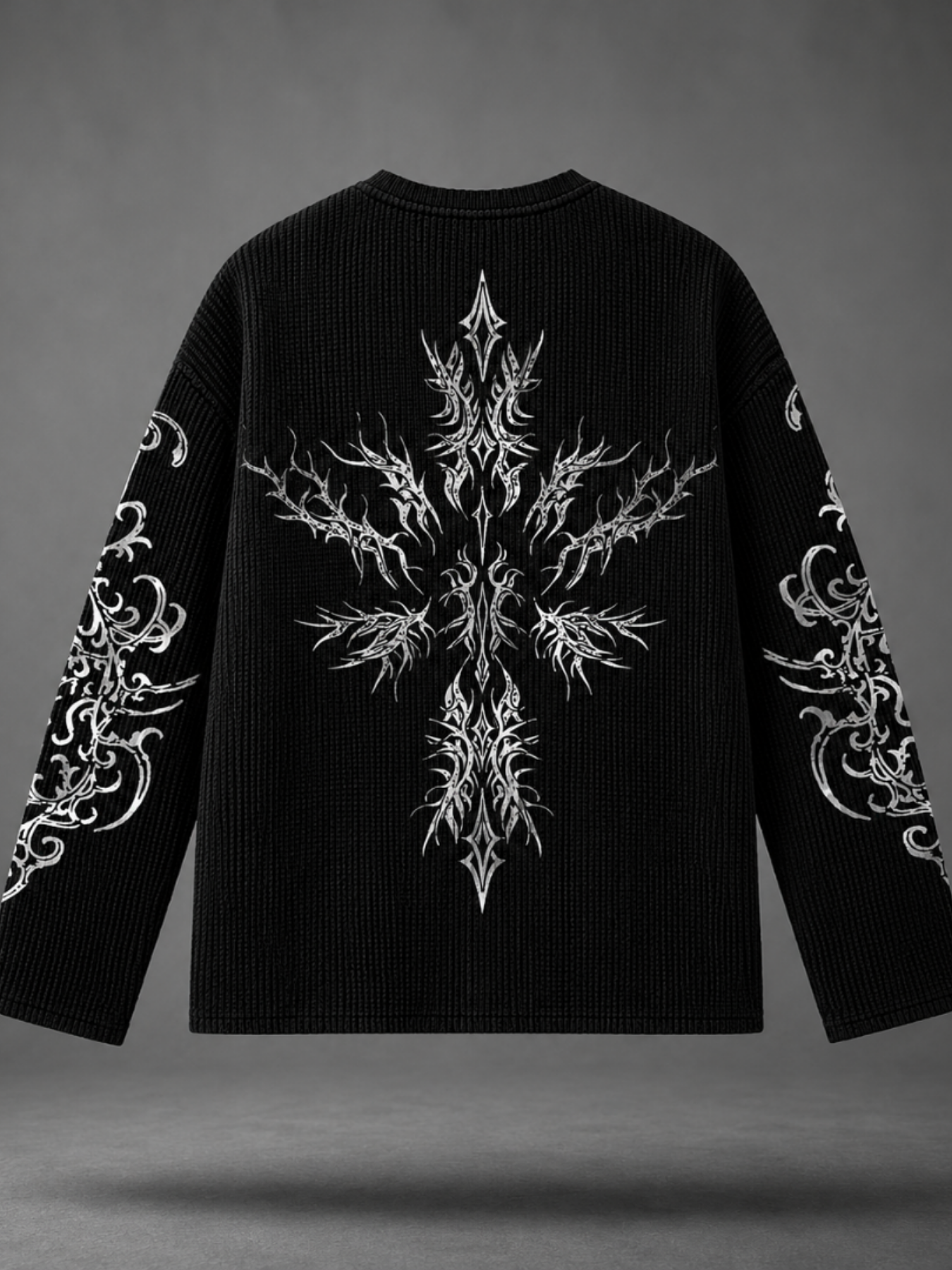 Black Chapel Waffle Long Sleeve