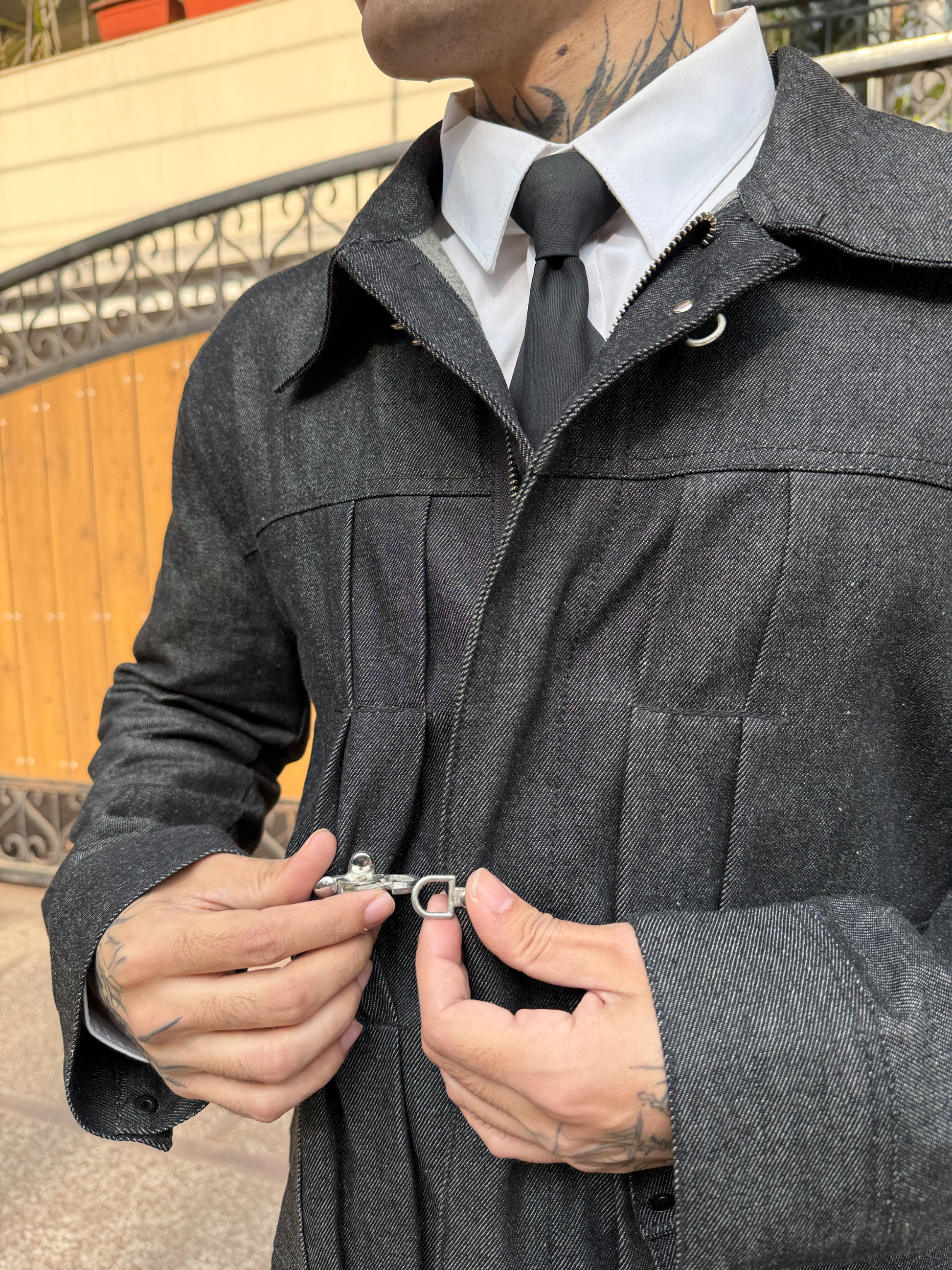 THE BLACK SENTINEL DENIM JACKET